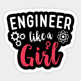 Engineer Like A Girl Sticker